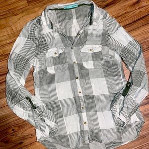 EC maurices plaid button down❣️